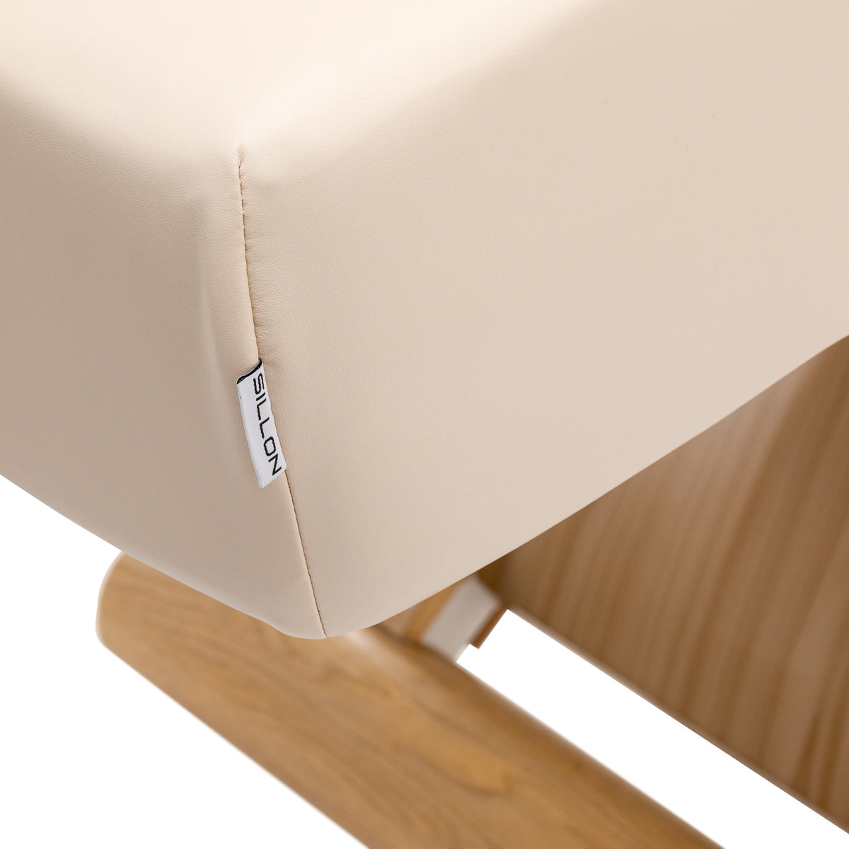 Sillon Siesta · kreminis · Sillon etiketė ir siūlė