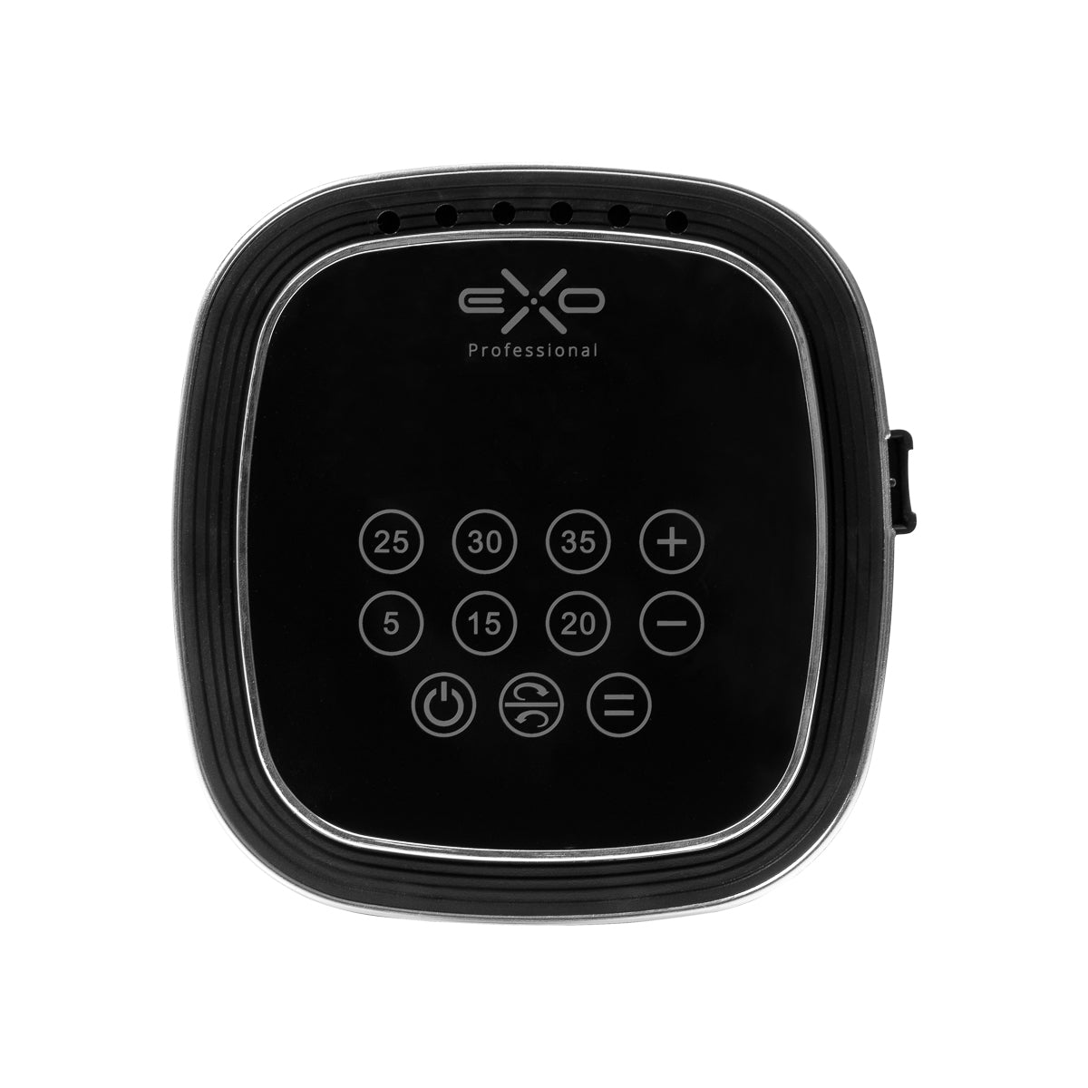 EXO Syntra Nagų Freza 35W – Juoda · Valdymo mygtukai