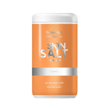 Farmona Fresh Mango pėdų vonelės druska profesionaliai pedikiūro priežiūrai 1250g
