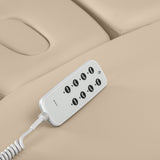 Elektrinis SPA Gultas Sillon Relax – Smėlio Spalvos, Juodas Pagrindas · Valdymo pultelis