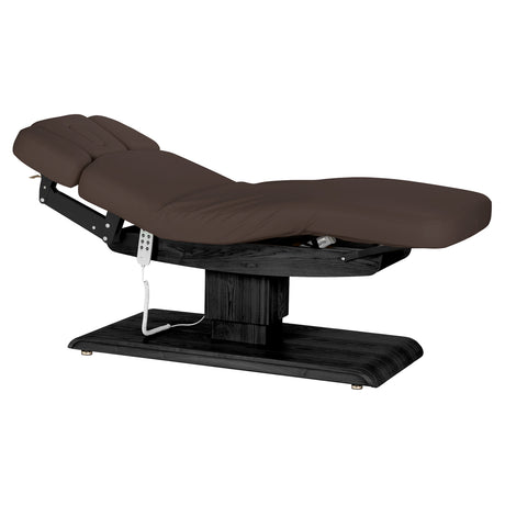 Elektrinis SPA Gultas Sillon Relax – Tamsiai Rudas, Juodas Pagrindas · Bendras vaizdas