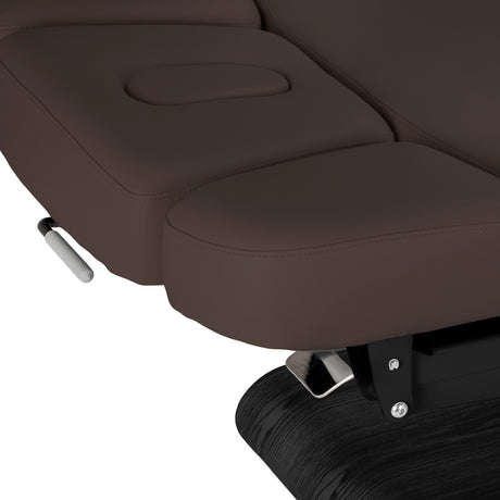 Elektrinis SPA Gultas Sillon Relax – Tamsiai Rudas, Juodas Pagrindas · Galvos atrama