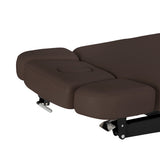 Elektrinis SPA Gultas Sillon Relax – Tamsiai Rudas, Juodas Pagrindas · Galvos atramos šonai