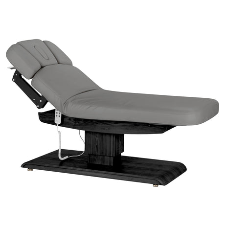 Elektrinis SPA Gultas Sillon Relax – Pilkas, Juodas Pagrindas · Atlenkta padėtis