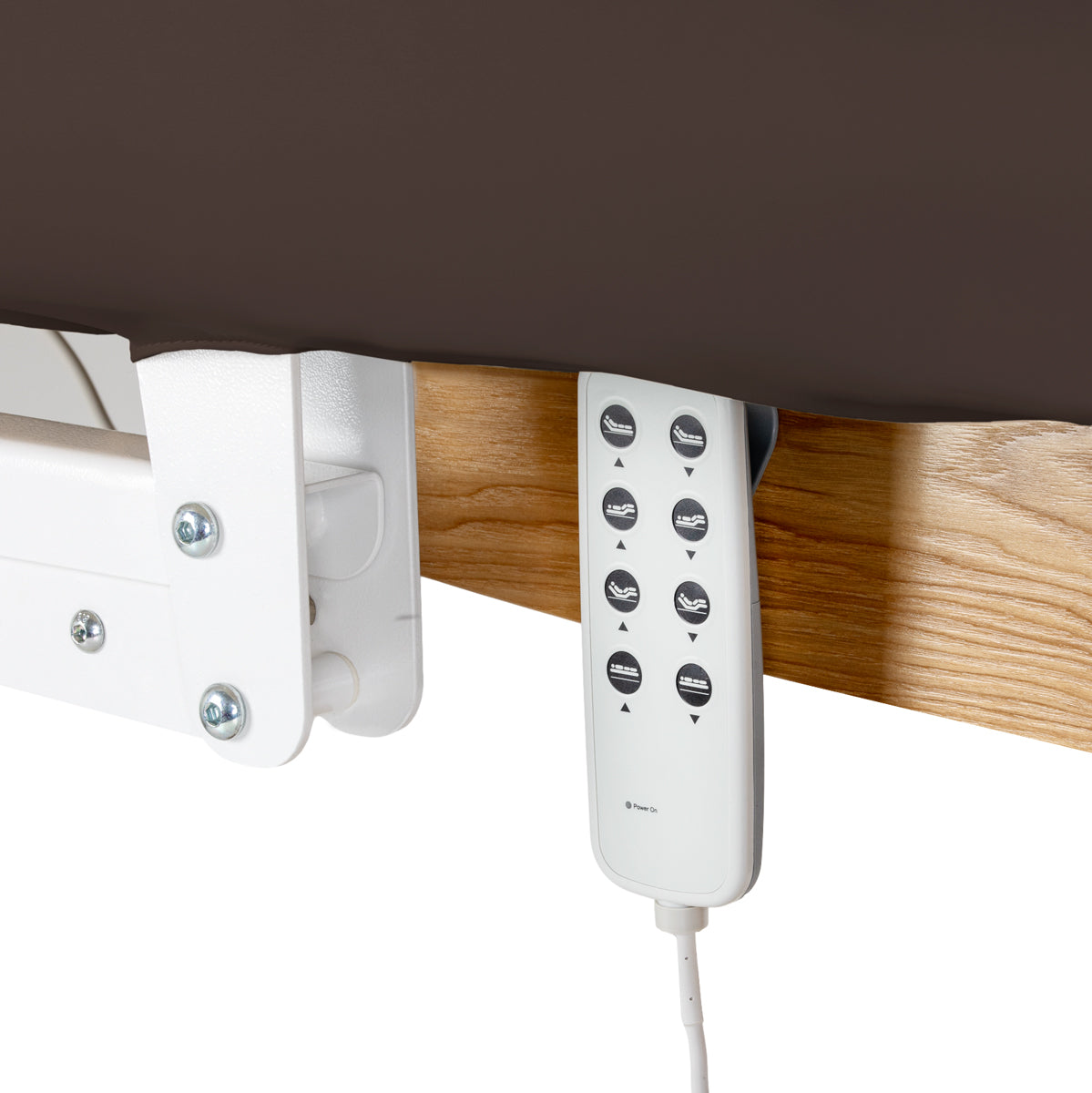 Sillon Relax · tamsiai rudas / šviesiai rudas · valdymo pultelis