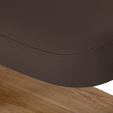 Sillon Relax · tamsiai rudas / šviesiai rudas · užvalkalo krašto siūlė