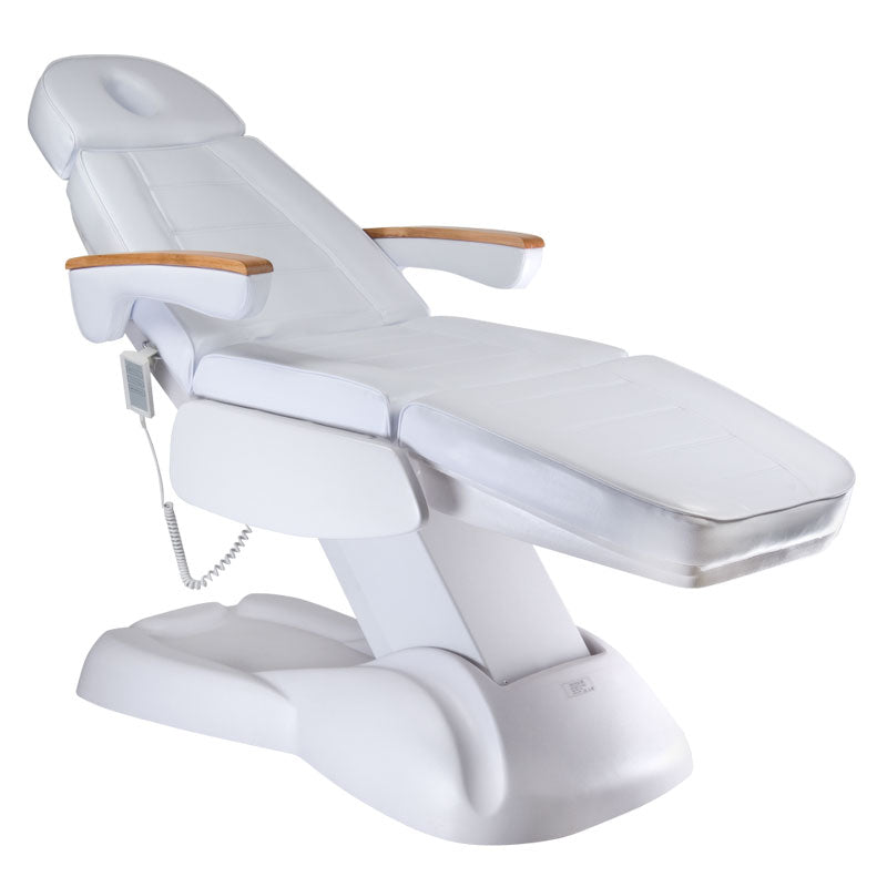 Electric cosmetic chair LUX BW-273B White - BVShop