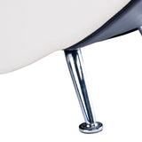 Kanapa do poczekalni Carini BD-6710 white-black - BVShop