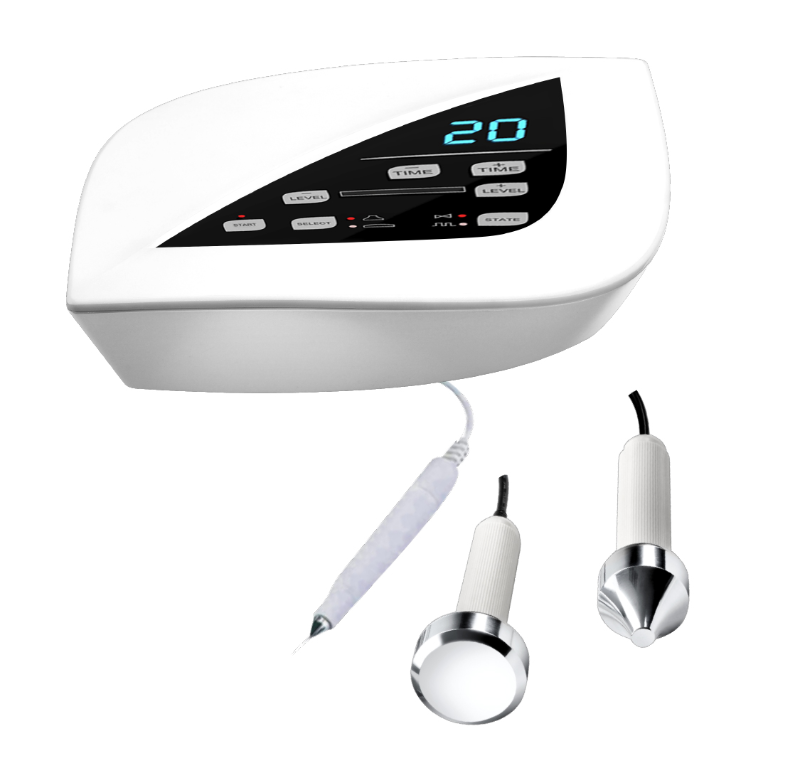Beauty System Ultrasound & Capillary Closing Device BR-627II with control panel and handpiece for skin treatment.