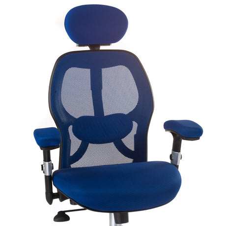 Fotel ergonomiczny CorpoComfort BX-4144 Niebieski - BVShop