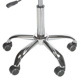 Cosmetic stool with backrest BD-9934 white - BVShop