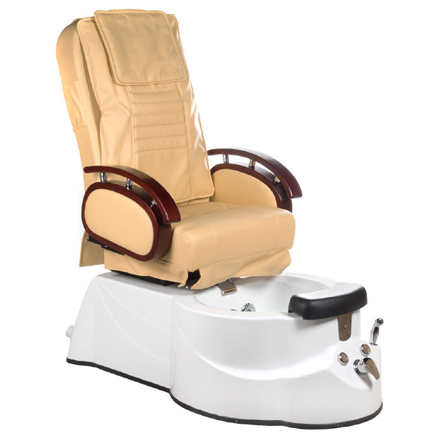 Fotel do pedicure z masażem BR-3820D Beżowy - BVShop