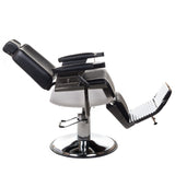 Fotel barberski LUMBER BH-31823 Black - BVShop