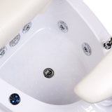 Pedicure Chair with Massage BR-2307 Cream - BVShop