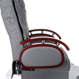 Fotel do pedicure z masażem BR-2307 Szary - BVShop