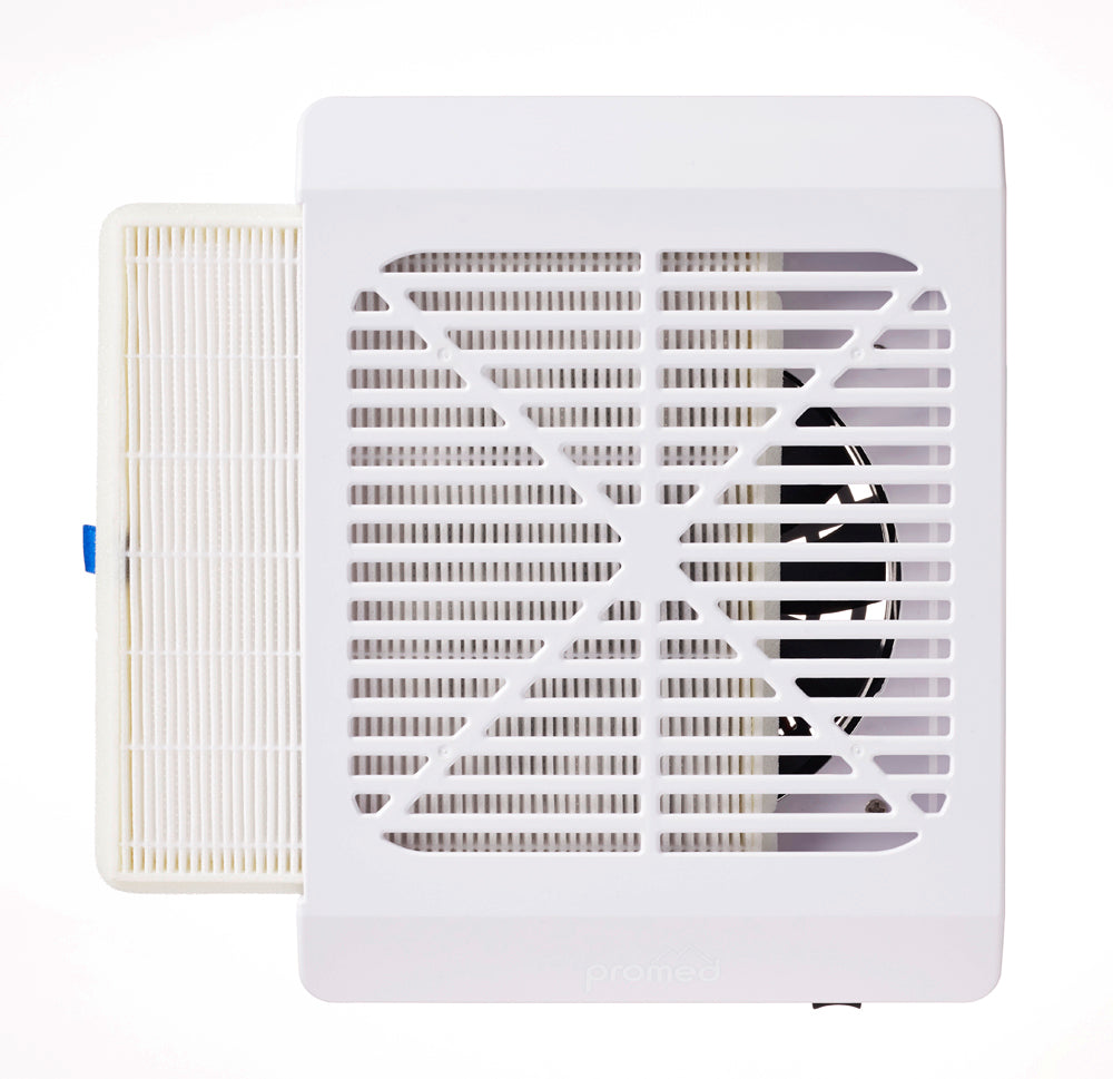 Beauty System MINI replaceable dust aerosol filter for Promed imaging devices, shown in the image.