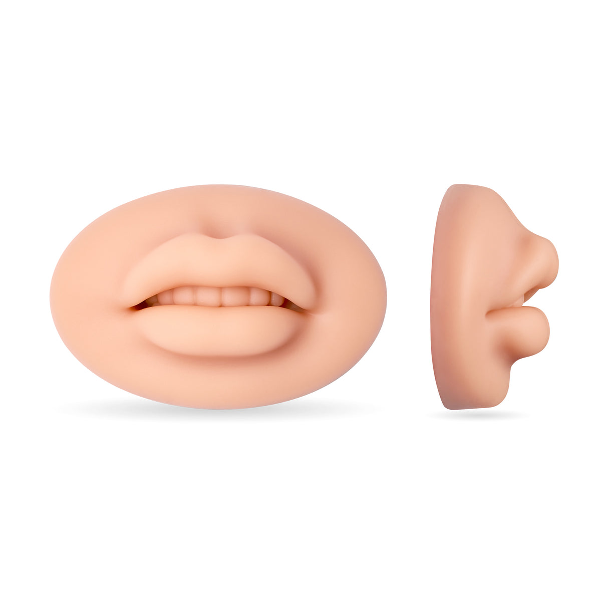 Swiss Color 3D Praktikos Lūpos Minkštas Silikonas Šviesus/Tamsus