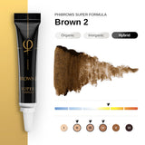 PhiBrows SUPER Brown 2 PMU & Microblading Pigment 5ml — shade and colour information