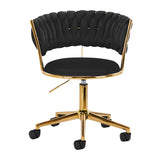 4Rico swivel chair QS-GW01G black - BVShop