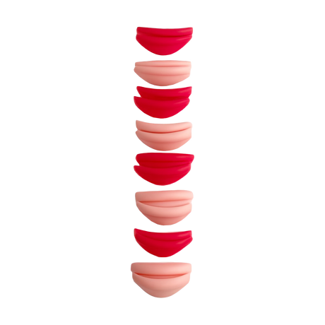 ÉLAN Lash Lift Silicone Pad Set BLUSH CURL D/C (8 Pairs) — 4