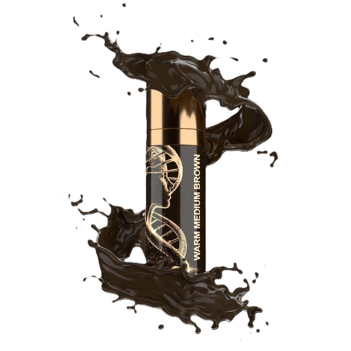 BROW DADDY × DNA Pigments Gold Collection Minerals Warm Medium Brown 15ml - BVShop