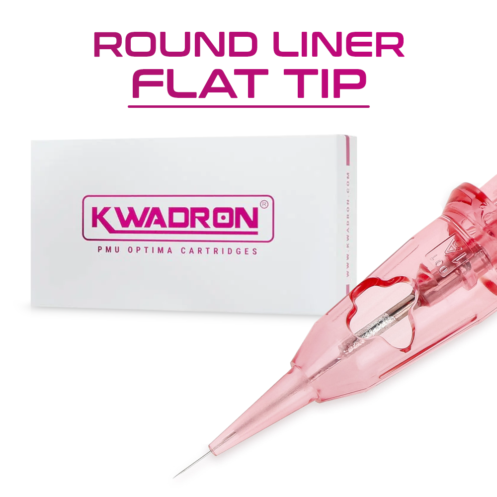 KWADRON OPTIMA Round Liner Flat Tip Cartridges