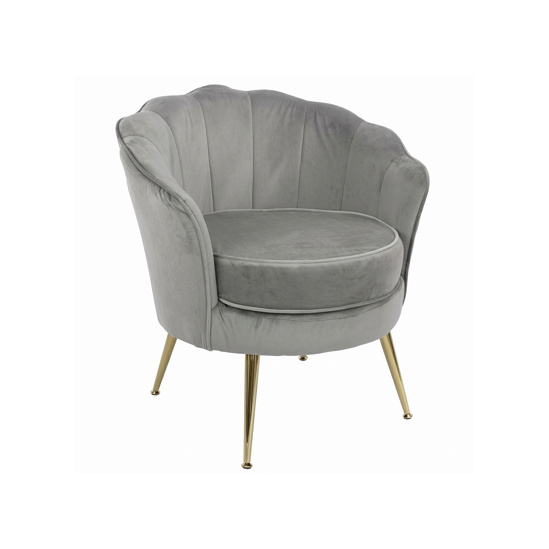 LUGANO BX-LE69 Professional Chair Grey Velvet - BVShop