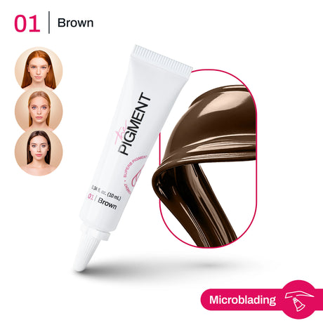 The Pigment Microblading Brown 1 Pigment 10ml - BVShop