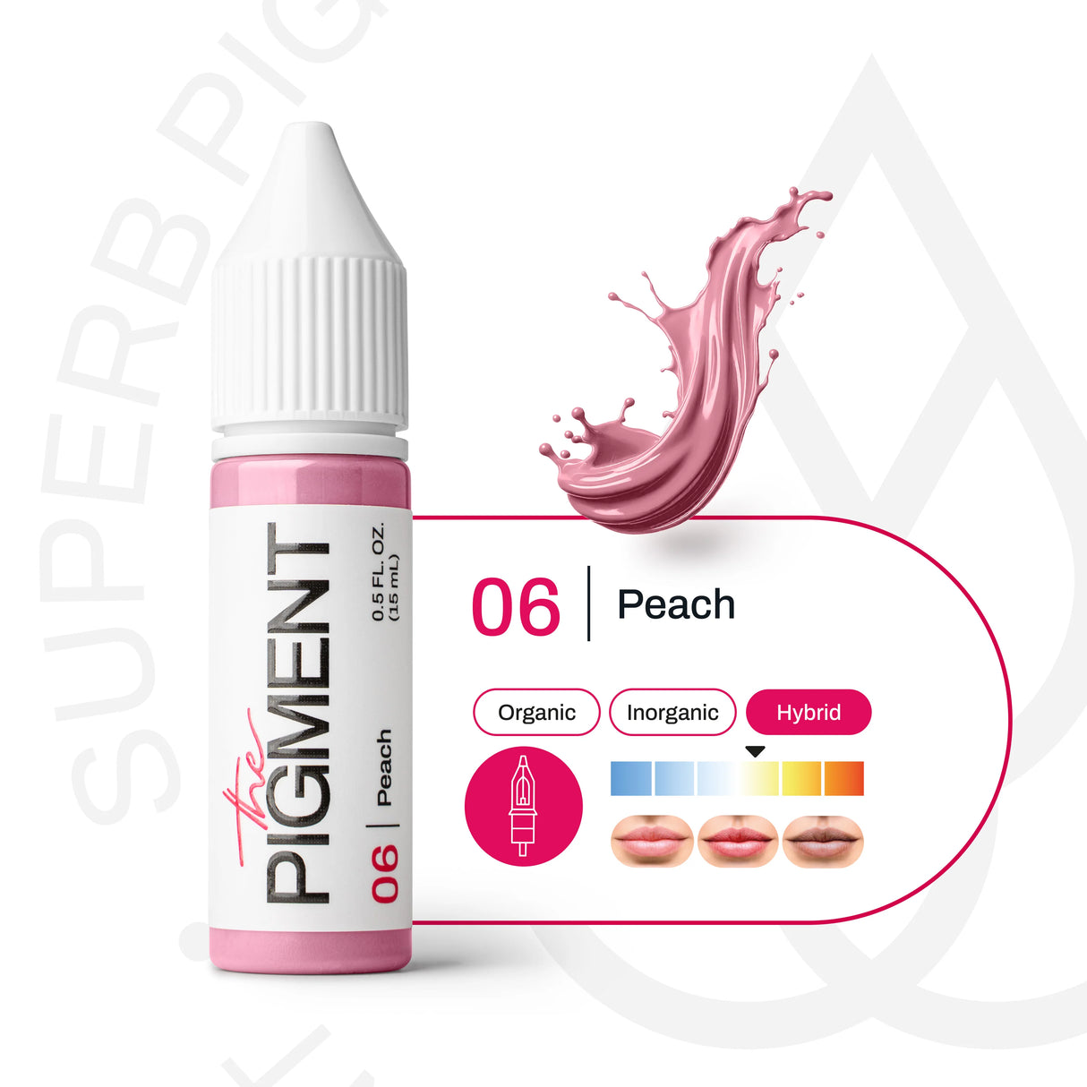 The Pigment 06 Peach Pigmentas (15ml)