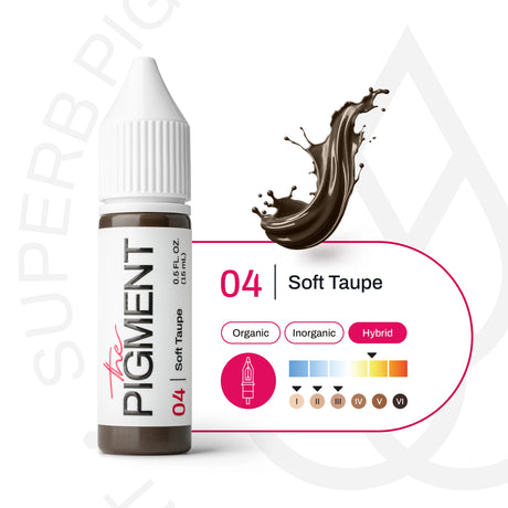 The Pigment 04 Soft Taupe Pigmentas 15 ml