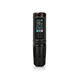 Wireless AVA UNI-X tattoo pen machine with ergonomic design and sleek black finish, ready for professional tattooing.