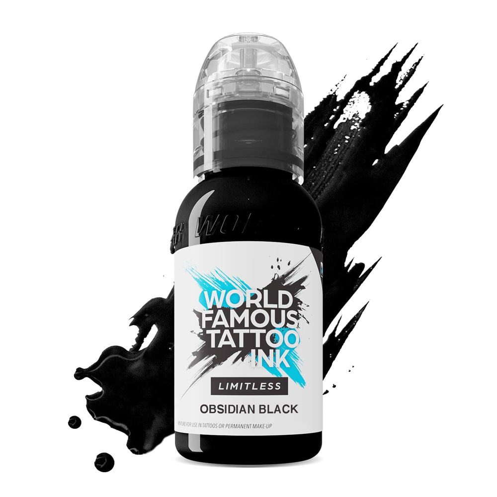 World Famous Limitless Tattoo Ink kontūravimo ir šešėliavimo rinkinys 4x30ml