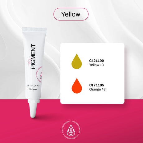 The Pigment Microblading Yellow Pigment 10ml - BVShop