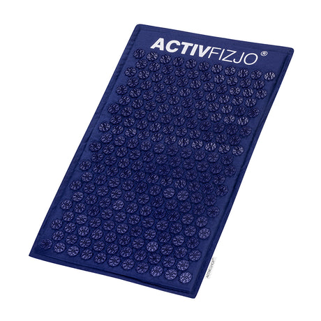 Activfizjo premium natural navy blue acupressure mat with a pillow - BVShop