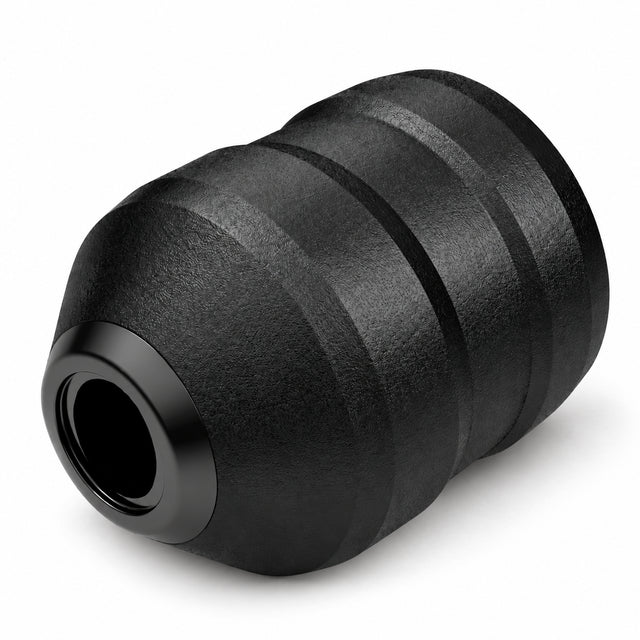ACUS M1 Grip Plus Vienkartinė Tatuiruočių Rankenėlė Juoda 40mm — viena rankenėlė baltame fone