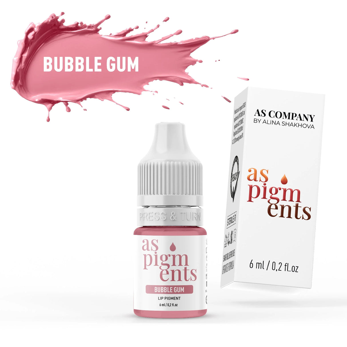 AS COMPANY Bubble gum (AS Pigments) 6/12ml - BVShop