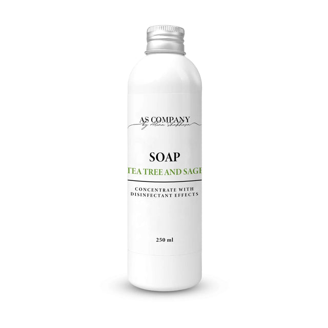 AS COMPANY Liquid Soap / Concentrate Tea Tree and Sage 250 ML - BVShop