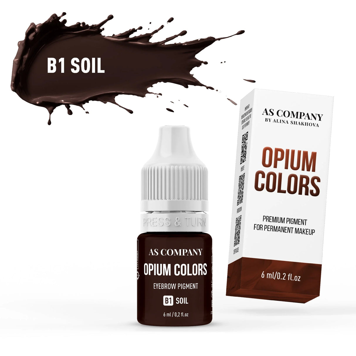 AS COMPANY Eyebrow Set (Opium Colors) 6pcs/6ml - BVShop