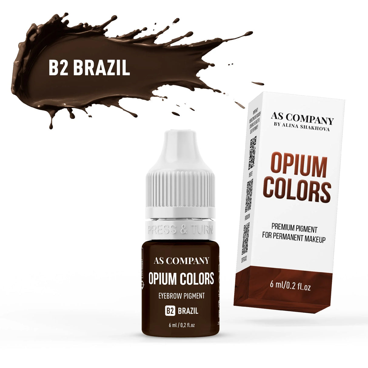 AS COMPANY Eyebrow Set (Opium Colors) 6pcs/6ml - BVShop