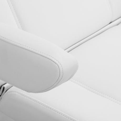 Azzurro Lux 4m white cosmetic chair with cradle - BVShop