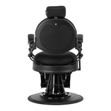 Barber chair Gabbiano Niccolo Black buttonless - BVShop