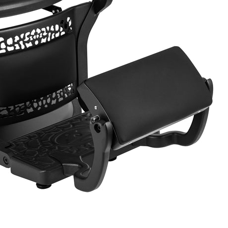 Barber chair Gabbiano Niccolo Black buttonless - BVShop