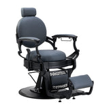 Barber chair Gabbiano Niccolo graphite buttonless - BVShop