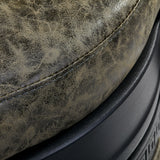 Barber chair President Old Leather Green - BVShop