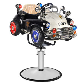 Barbershop chair, toy car, police b082 - BVShop