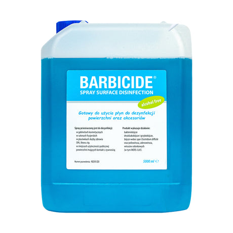 Barbicide spray for disinfecting all surfaces, odorless - refill 5l - BVShop