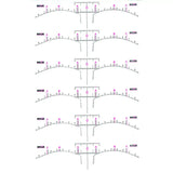 Biotek Disposable Adhesive Eyebrow Ruler 12pcs - BVShop