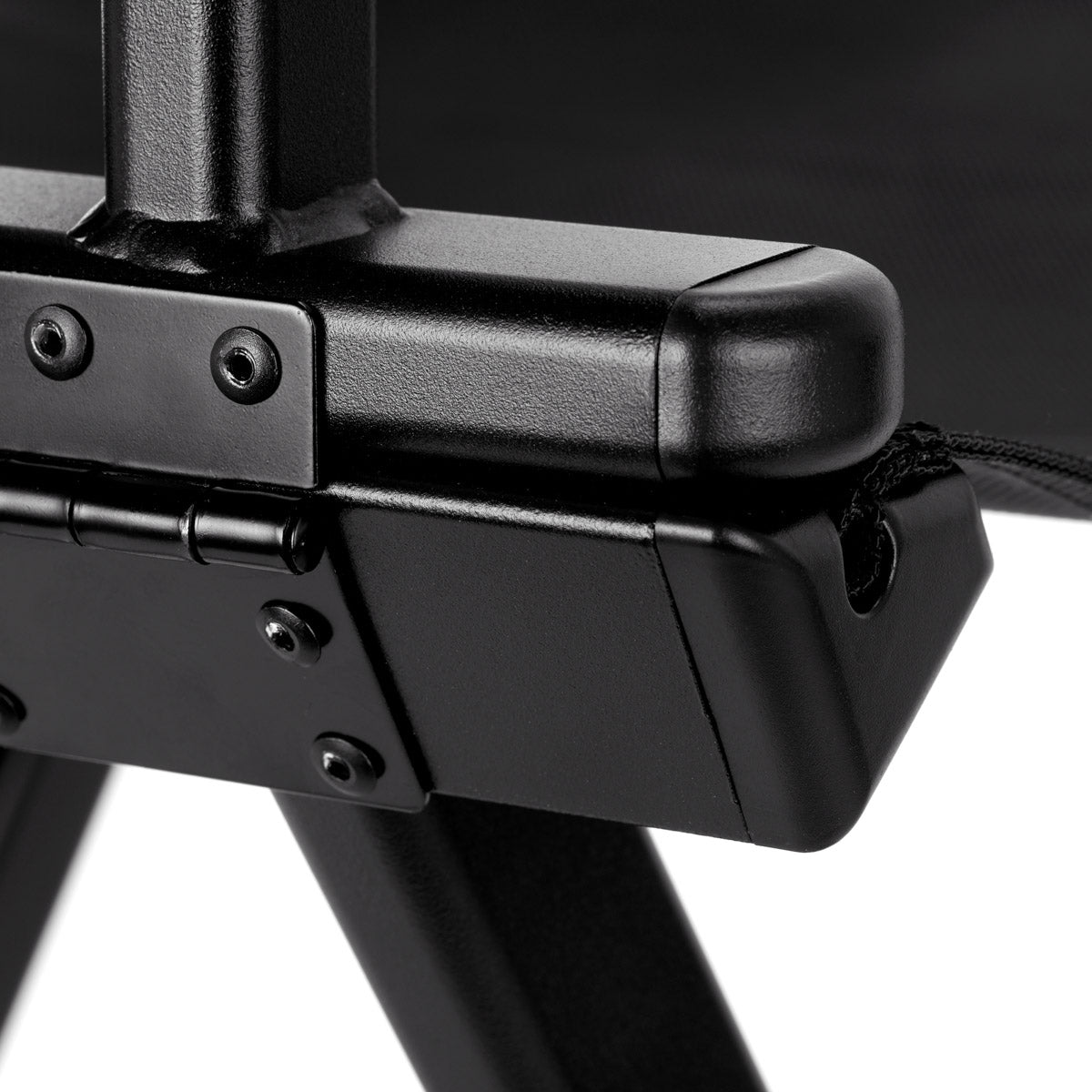 Black aluminum make-up chair - BVShop