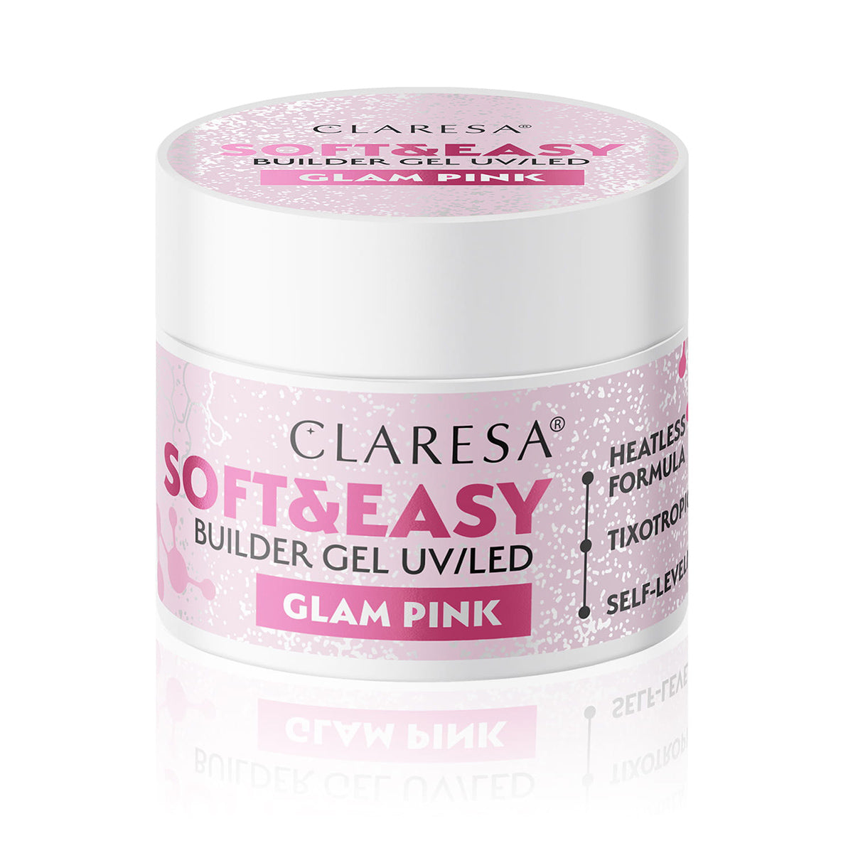 Claresa builder gel Soft&Easy glam pink 12g - BVShop