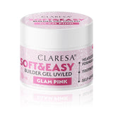 Claresa builder gel Soft&Easy glam pink 90g - BVShop